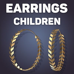 Leaf Hoop Earrings For Kids logo