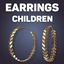 Leaf Hoop Earrings For Kids logo