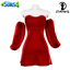 Valentina Scarlet Dress logo