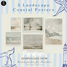Sims4Luxury - 5 Landscape Coastal Posters logo