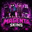 Magenta Skins logo