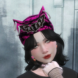 Cat ear hat logo