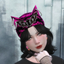 Cat ear hat logo