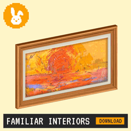 Raster Rabbit: Last Chance - FAMILIAR INTERIORS Abstract Collection (18 Paintings)