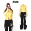 [finistudio]American style slim-fit sports outfit logo