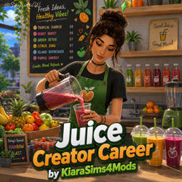 Juice Creator Career by KiaraSims4Mods - Tradução PTBR project image
