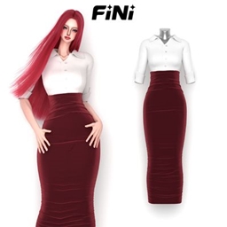 [finistudio]Shirt high-waisted long skirt set project image