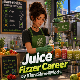 Juice Fizzer Career by KiaraSims4Mods - Tradução PTBR project image