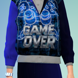 Game Over Bomber Jacket & Sweatpants Set logo