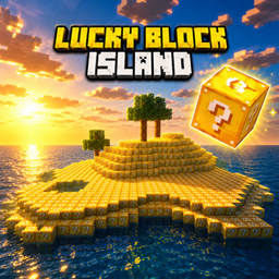 Lucky block Survival Island logo