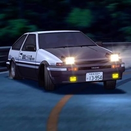 Animated AE86 Drift (Initial D) UI project image