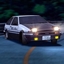 Animated AE86 Drift (Initial D) UI logo
