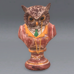 steampunk owl bust project image