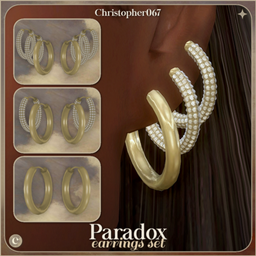Paradox Earrings Set - Triple Stacked Hoop Earrings project image