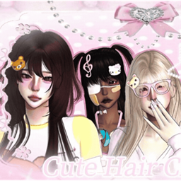 𝄞꒱ Cute Hair Clips Ꮺ୧ ˚ ﹒ logo