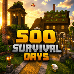 🌎 500 Days survival world (achievement friendly) project image