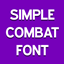 Simple Combat Font logo