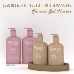 Kaziecc ~ Shower Gel Clutter - Duo Bottle Set & Tray | Bathroom Decor project image
