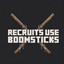 Recruits Use Boomsticks logo