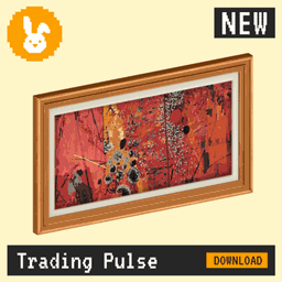 Raster Rabbit: Daily Drop - Trading Pulse| SHARED RHYTHM Abstract Collection (3 New Paintings) project image