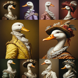 The Noble Beaks Portrait Set logo