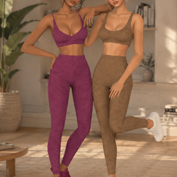 RAVEN SPORT SET / Legging - Bra - Outfit  logo