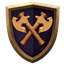 Beyond the Lands - Fiery weapons logo