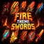 Fire Theme Swords logo