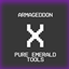 Armageddon X Pure Emerald Tools logo