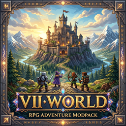 VII World - RPG logo