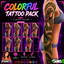 Colorful tattoo pack by Pyanett logo