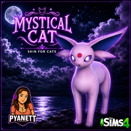 Mystical cat by Pyanett
