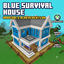 Blue Modern Survival House | Hardcore Survival Starter Base | Achievements Enabled [Bedrock/PE] logo