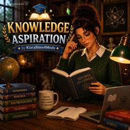 Knowledge Aspiration by KiaraSims4Mods - Tradução PTBR