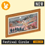 Raster Rabbit: Daily Drop - Festival Circle | SHARED RHYTHM Landscape Collection (3 New Paintings) logo