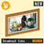 Raster Rabbit: Daily Drop - Drumbeat Echo | SHARED RHYTHM Still Life Collection (3 New Paintings) logo