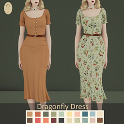 Dragonfly Midi Dress project image