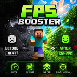FPS Booster+Lag free for Minecraft 1.21 — Shaders screenshot