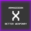 Armageddon X Better Weaponry logo