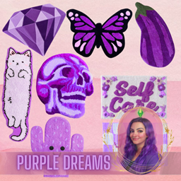 Purple Dreams Rug Set