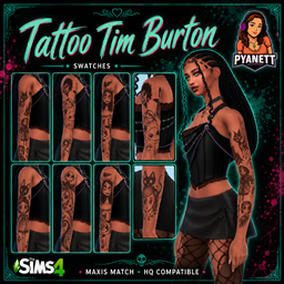 Tattoo Tim Burton  logo