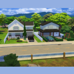 two homes, one lot logo