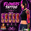 Flowers tattoo left arm by Pyanett logo