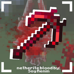 Bloody netherite logo