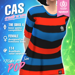 IDxA Streetwear Shirt Stripes Women