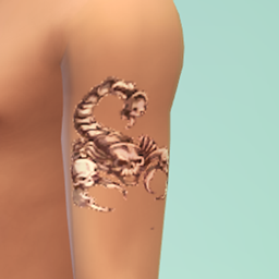 Scorpion Spirit Male arm tattoo Base Game project image