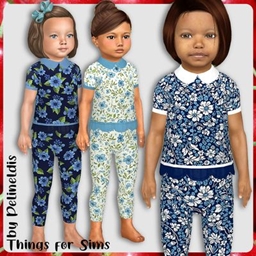 Toddler Preppy Blue Summer Blouse project image
