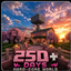 A legendary 250 days hardcore World logo