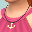 Anchor necklace - Child ver logo