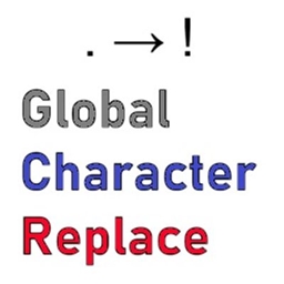 Global Character Replace logo